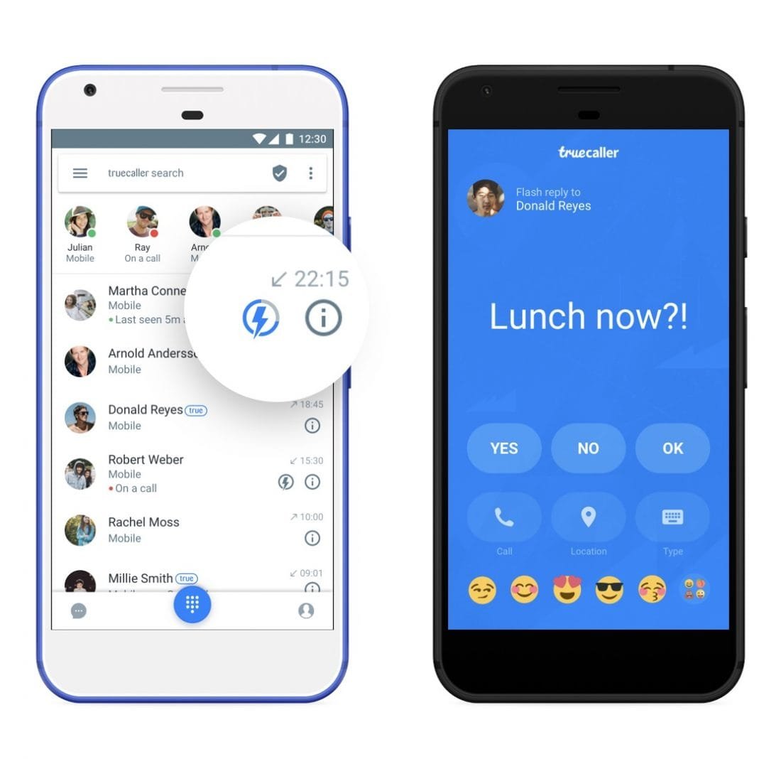 Partenariat entre Google Duo et Truecaller 2 Truecaller 8 - Flash 2