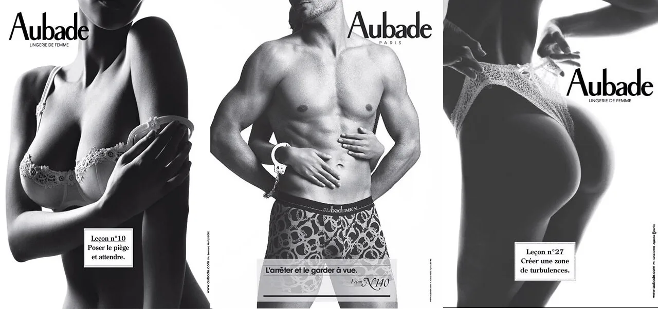 Lingerie : Décryptage des publicités iconiques d’Aubade et Wonderbra 8 aubade-02