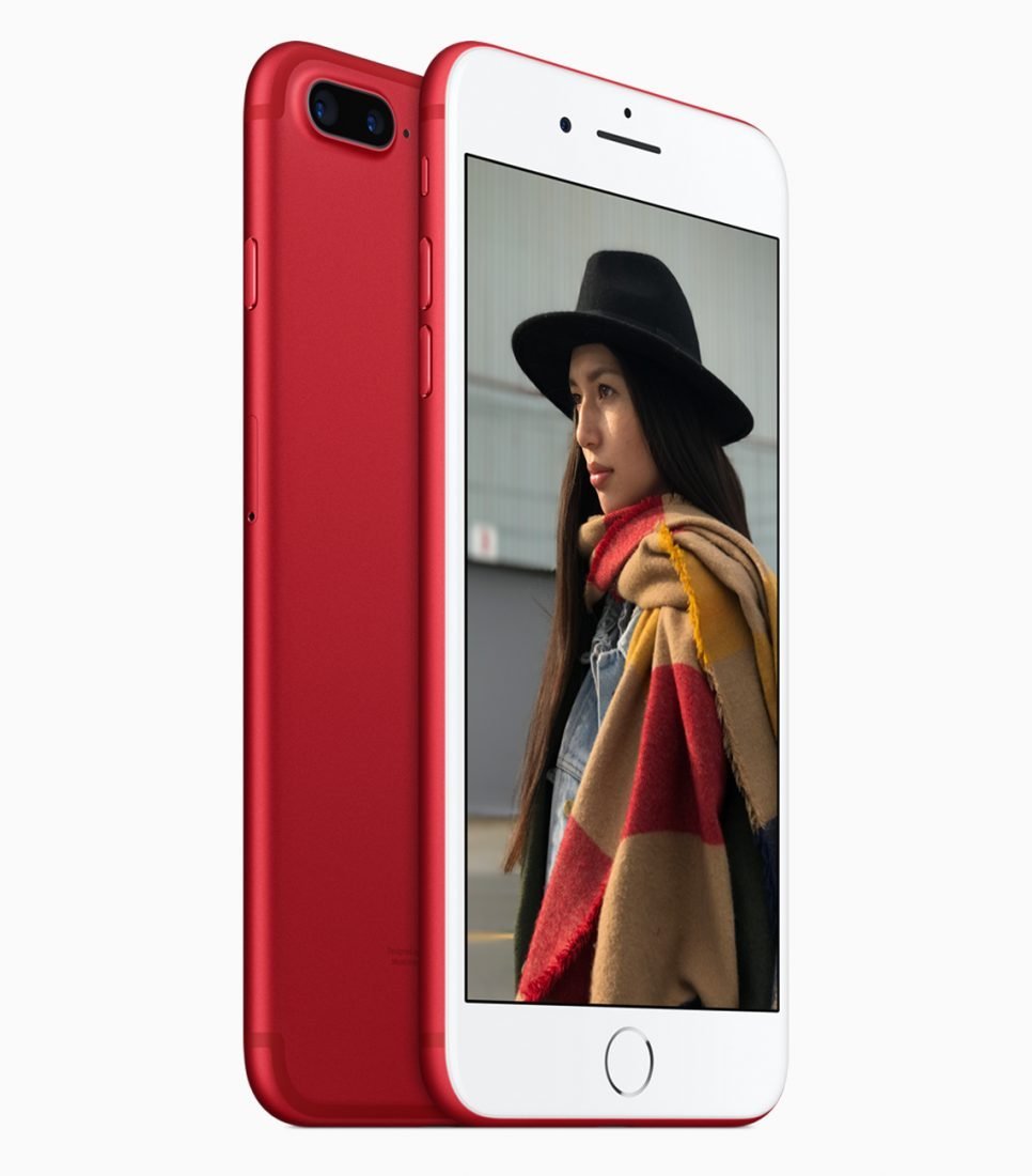 Apple présente l’iPhone 7 et l’iPhone 7 Plus (PRODUCT)RED Special Edition 3 apple_iphone_product_red_backfront