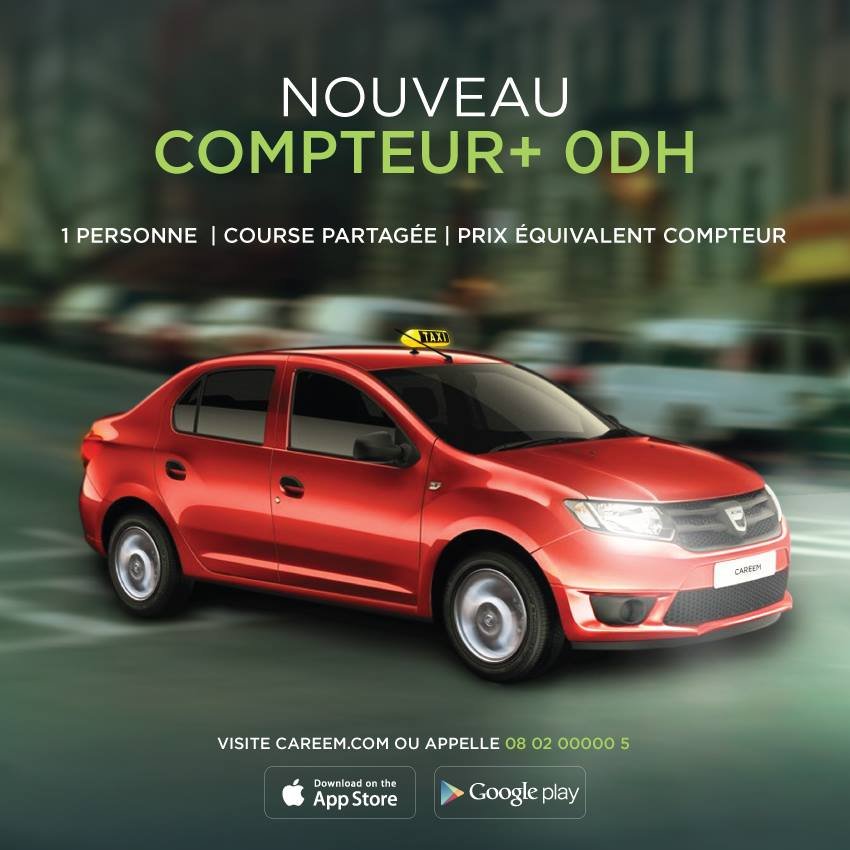 Smart Taxi : Careem lance le "taxi partagé" 5 careem-maroc