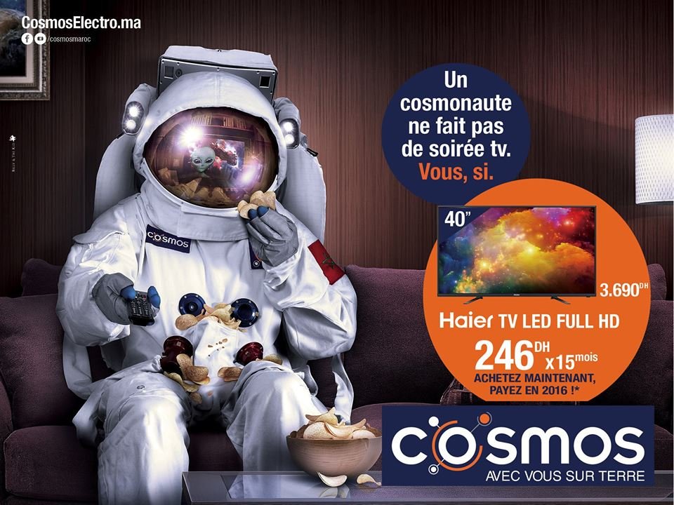 Cosmos : L'ovni de la pub marocaine est de retour ! 4 cosmos