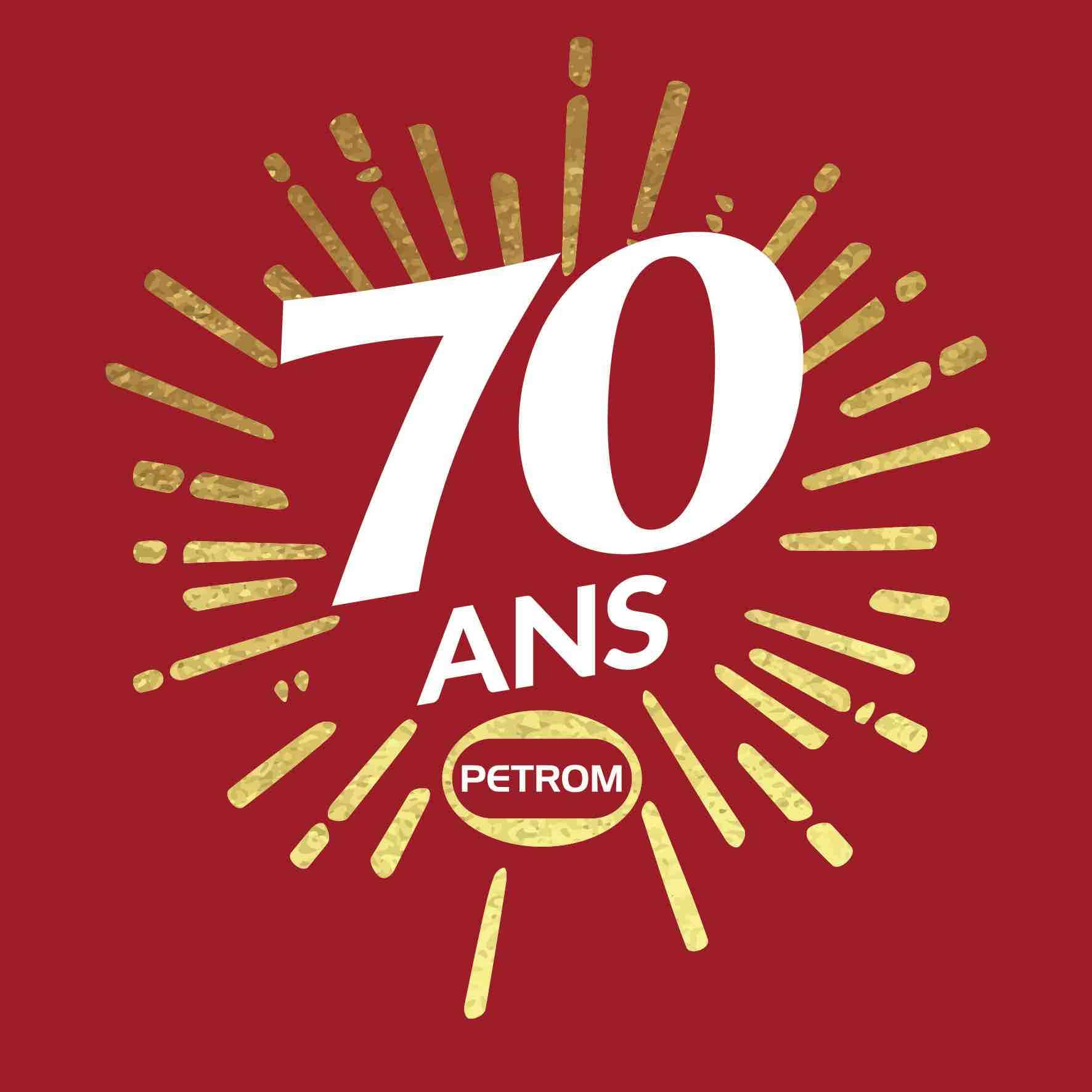 Logo PETROM Anniversaire 70 ans