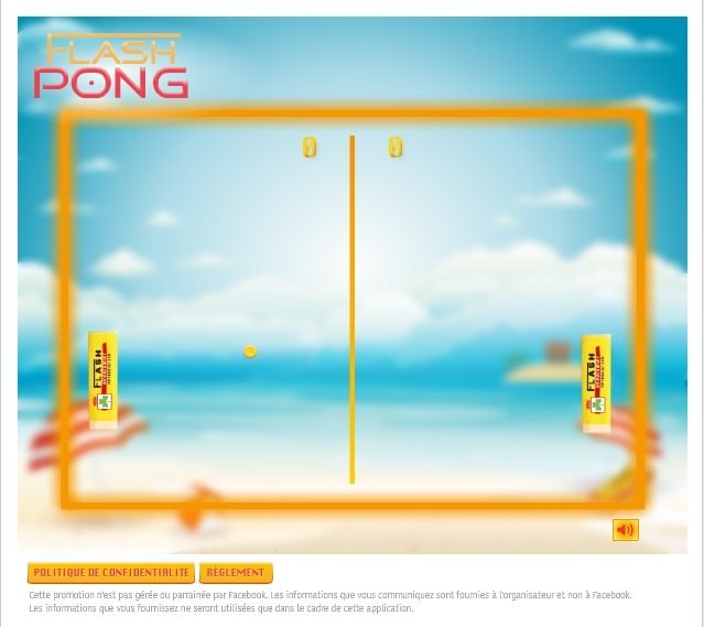 #Advergame : Flash lance Flash Pong 2 flash-pong
