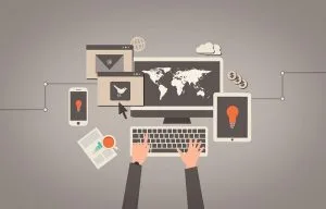 Online marketing concept